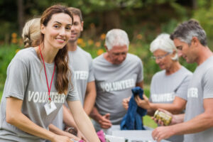 Volunteer at the Shrine